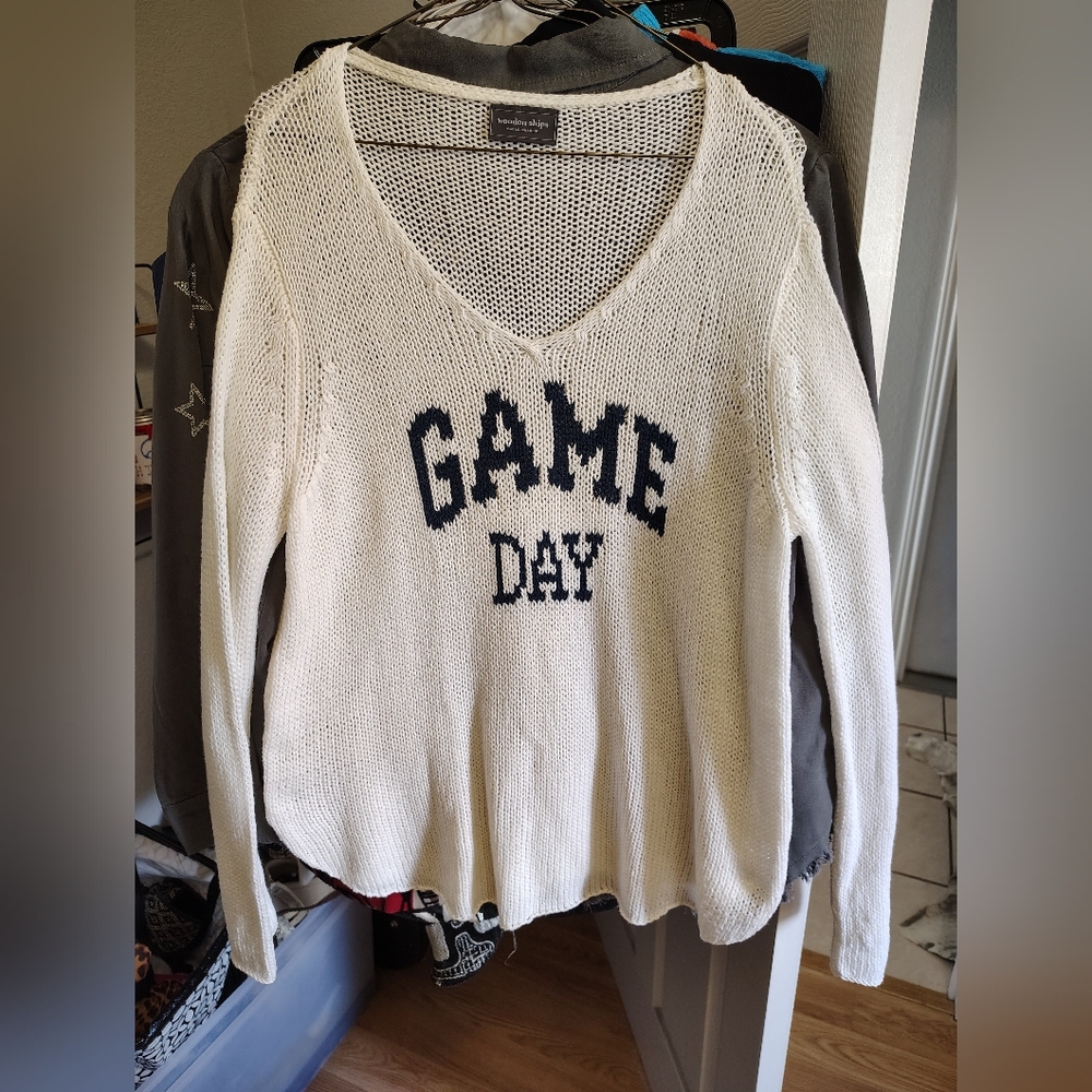 Wooden Ships Knit Sweater
